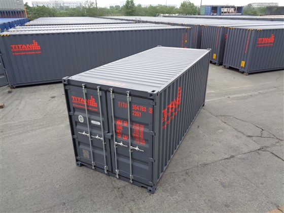 Standart 20 fit konteynerler - gri kırmızı metin