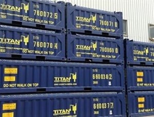 DNV Off Shore konteyner istifi - TITAN Containers