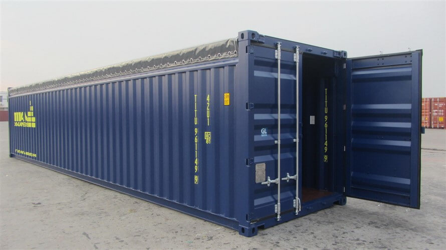 Titan Containers 40 ft üstü açık branda