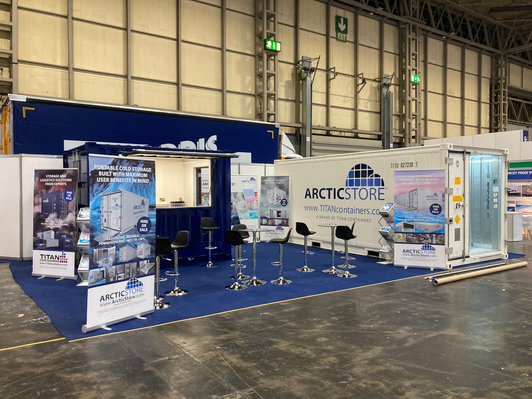 Multimodal 2022 fuar standı Arcticstore TITAN Containers etkinliği