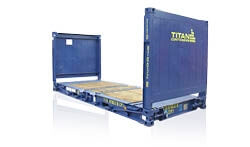 Flat Rack Konteynerler - TITAN Containers