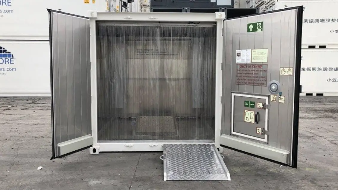 10 fitlik ArcticStore soğutmalı konteyner – soğutmalı depolama alanı kiralama