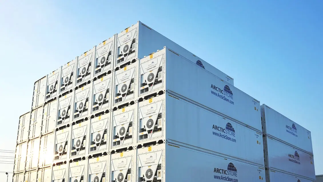 40 fitlik ArcticStore konteynerleri kiralık – rakipsiz soğutmalı depolama