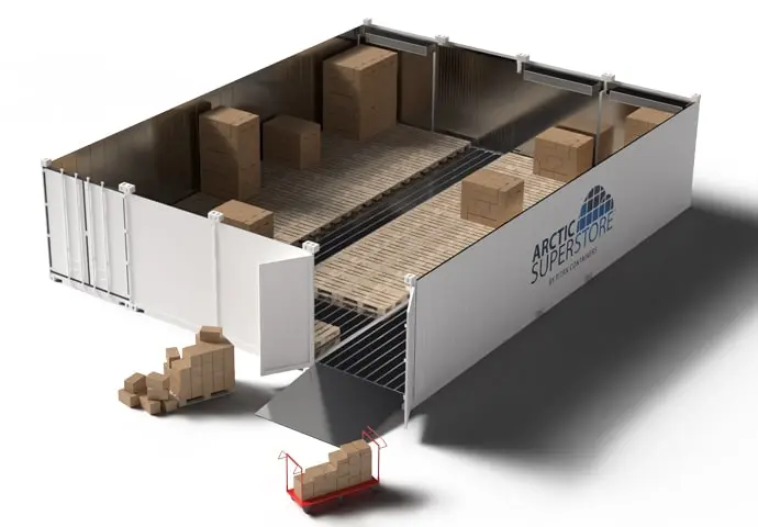 Arctic SuperStore – 4 bölüm, paletler ve kutular