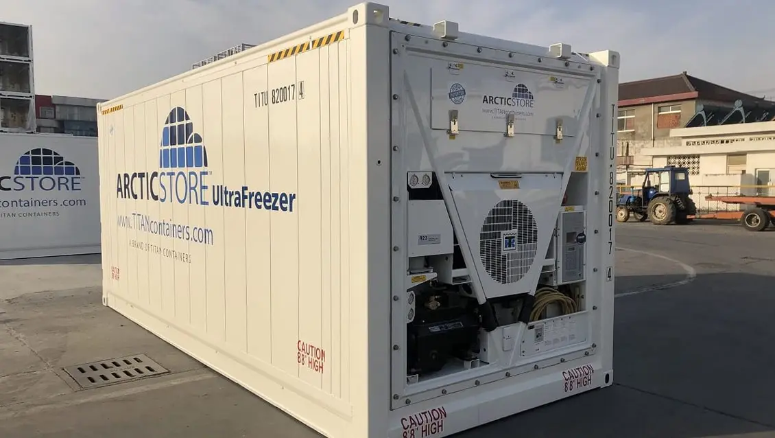 Arctic UltraFreezer 20 fit – kiralık soğutucu konteyner