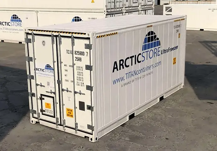 Arctic Ultrafreezer Soğutuculu Konteyner Ultra Düşük Sıcaklıklar Kiralık Reefer Konteynerler