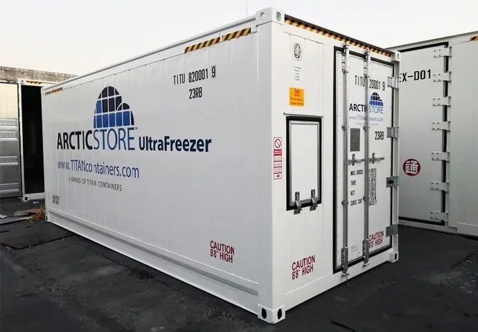 Arctic Ultrafreezer Soğutuculu Konteyner Ultra Düşük Sıcaklıklar Kiralık Reefer Konteynerler