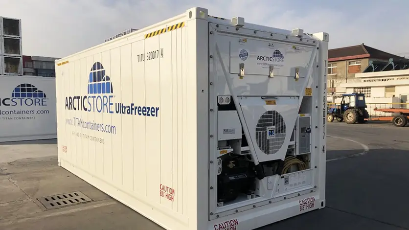 Arctic Ultrafreezer Ultra Düşük Sıcaklıklı Soğutuculu Konteyner - Kiralık Reefer Konteynerler