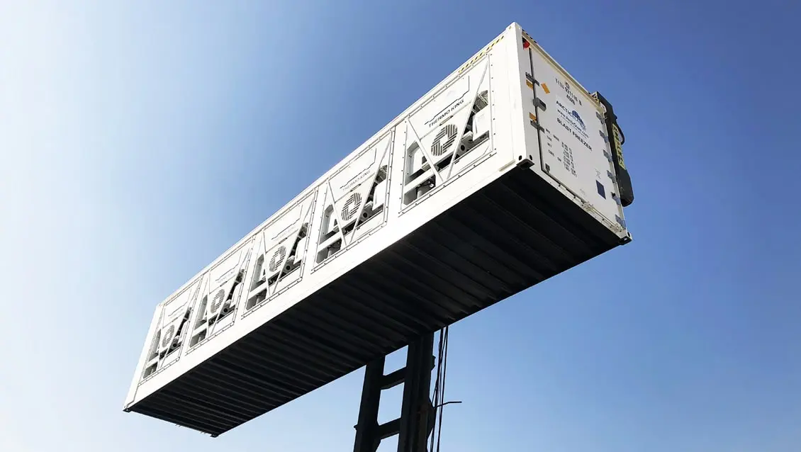 ArcticBlast 40 fitlik soğutmalı konteyner kiralama – hızlı soğutmalı depolam