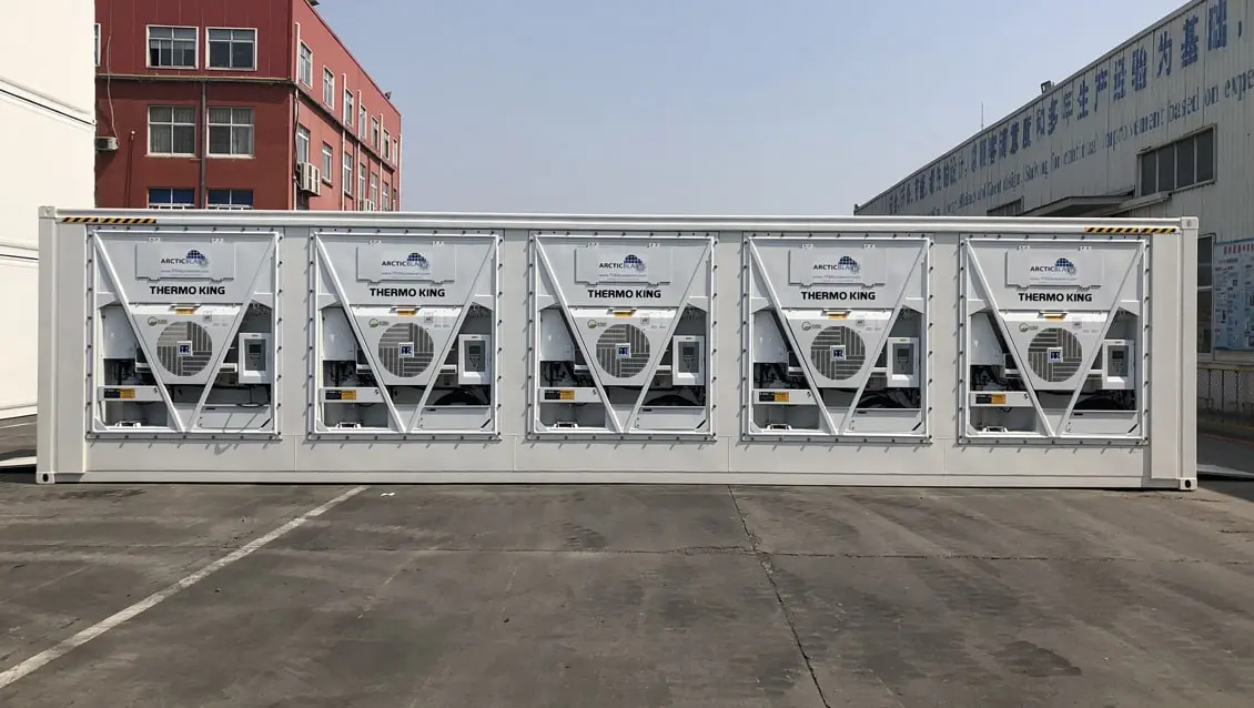 ArcticBlast 40 fitlik soğutmalı konteyner kiralama – hızlı soğutmalı depolam
