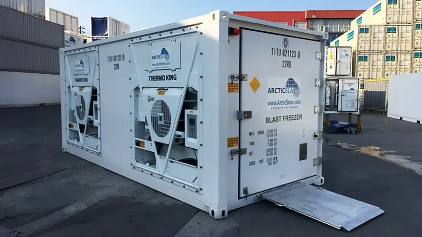 ArcticBlast Soğutuculu Konteyner - Kiralık Hızlı Soğutmalı 20'lik Reefer Konteynerler