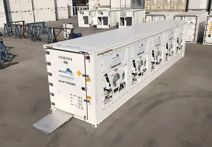 ArcticBlast Soğutuculu Konteyner - Kiralık Hızlı Soğutmalı Reefer Konteynerler