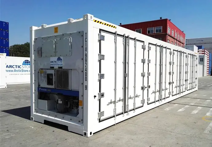 ArcticStore Soğutuculu Konteyner Kiralık 40'lık Yandan Kapılı Reefer Konteynerler