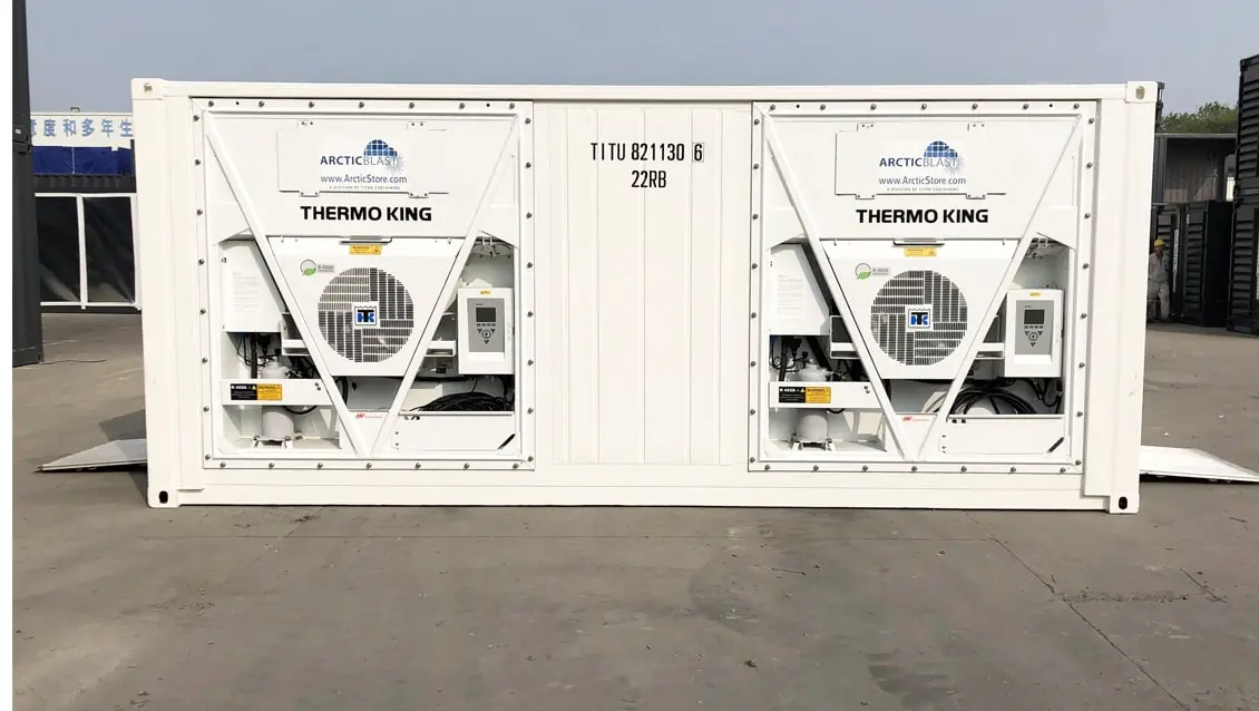 Hızlı soğutma ArcticBlast 20 fit – depolama için soğutma konteyneri