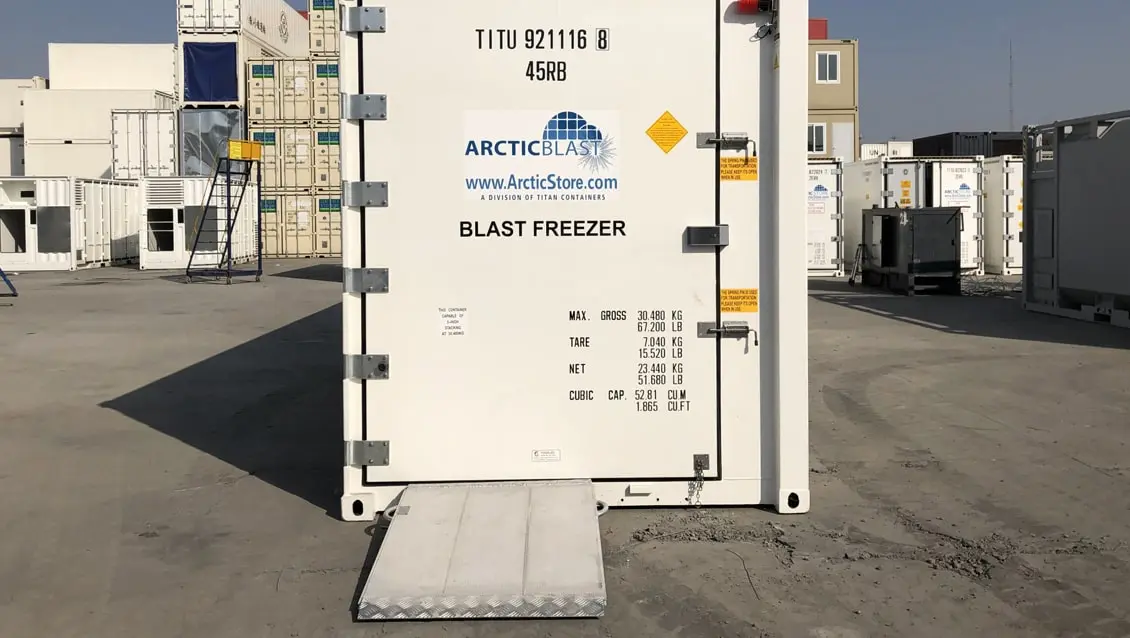 Hızlı soğutma ArcticBlast 20 fit – depolama için soğutma konteyneri_7