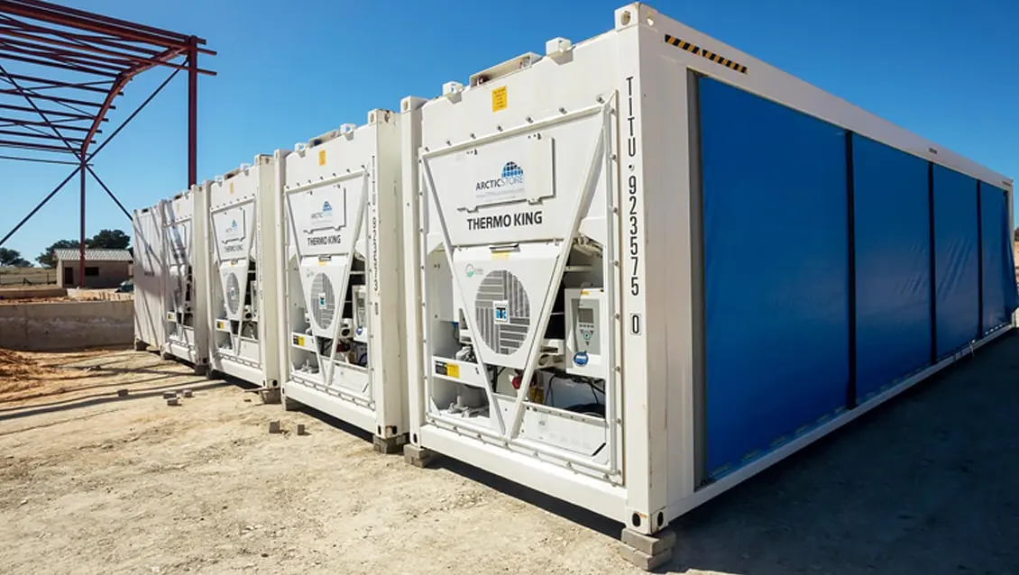 Modulární chladicí kontejnery Arctic SuperStore 20 stop k pronájmu