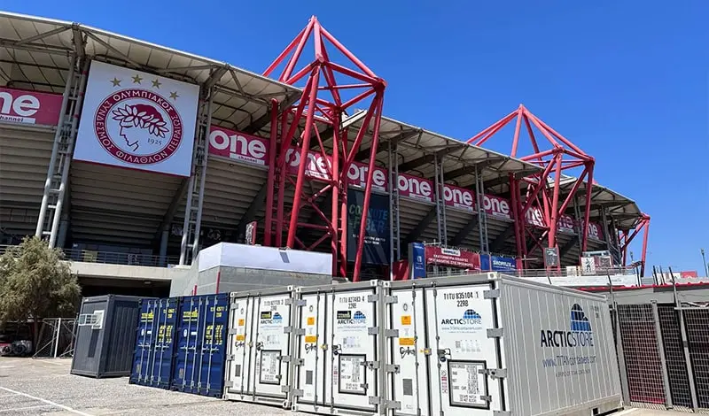 Etkinlikler ve Yiyecek İçecek Hizmeti İçin Soğutuculu Konteyner