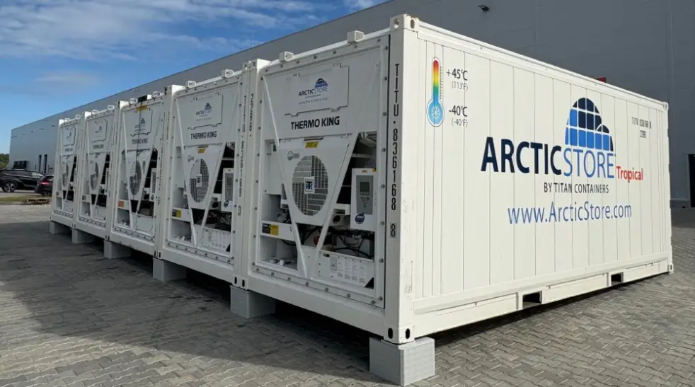 Kiralık ArcticStore konteynerleri – soğutuculu konteynerler